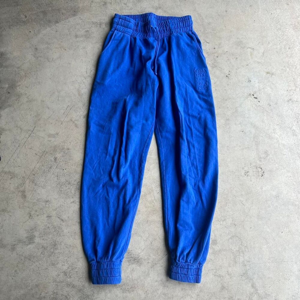 Frankie’s Bikinis y2k joggers sweatpants women’s size L Large hi waist